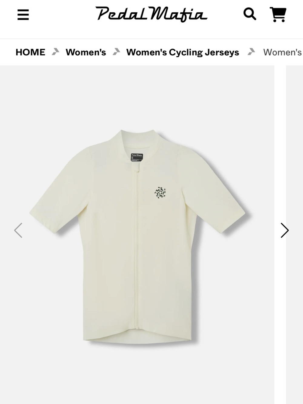 Performance Cycling Jersey — Cream